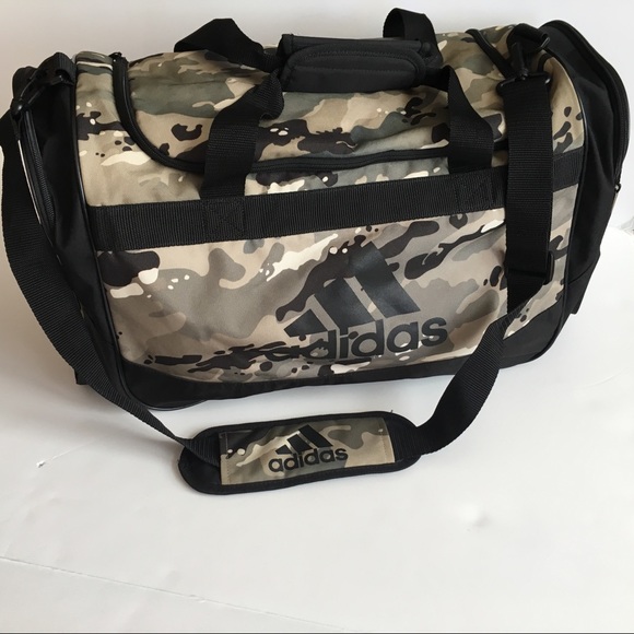 adidas camo duffle bag